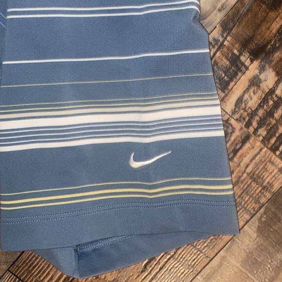 Mens Nike Golf Dri-Fit Striped Shirt size XL - Picture 2 of 3